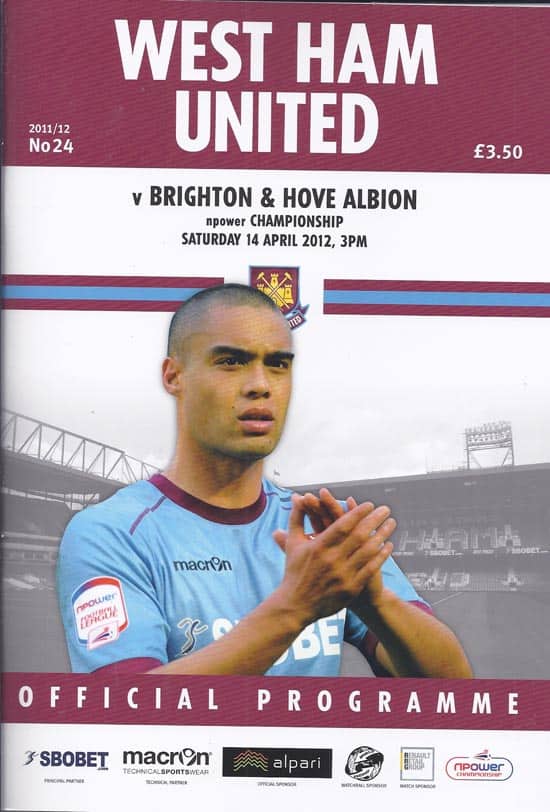 West Ham United FC v Brighton & Hove Albion FC